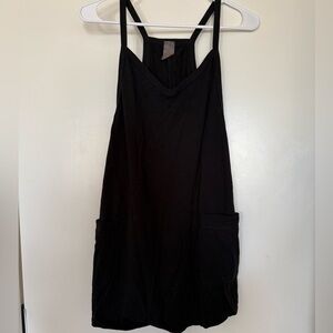 Altar'd State Black Sleeveless Dress with Pockets